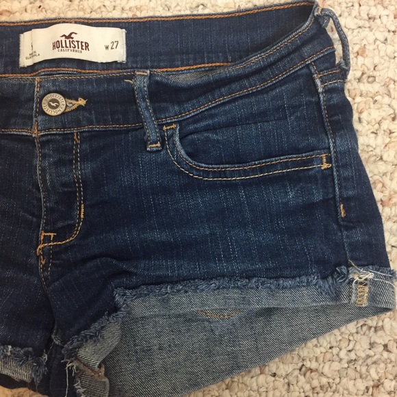 Hollister Social stretch denim shorts - Size 5 - Picture 3 of 6
